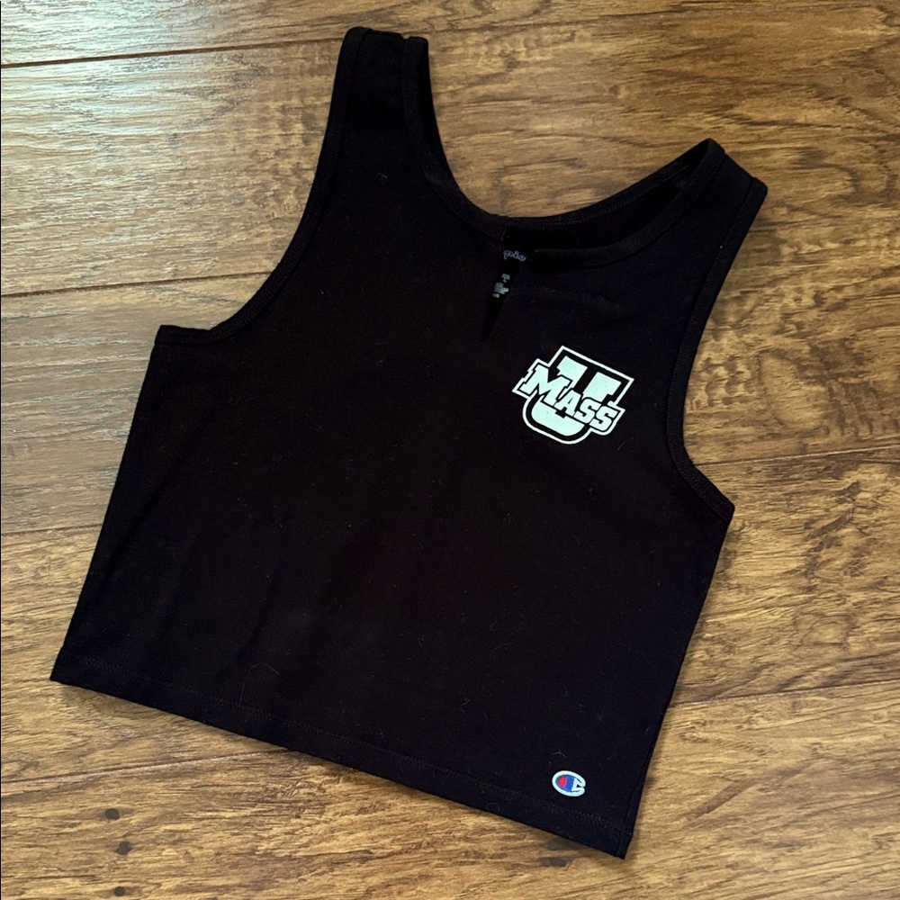 UMASS Champion Crop Racerback Tank